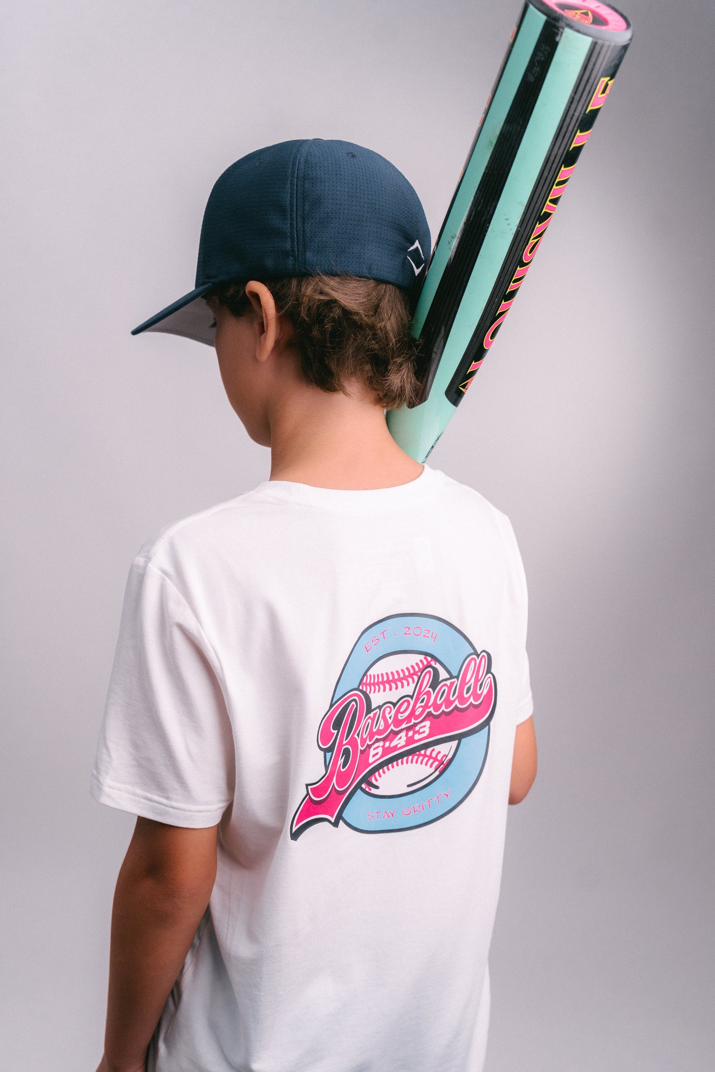 643 Circle Brand Youth Tee - White V2