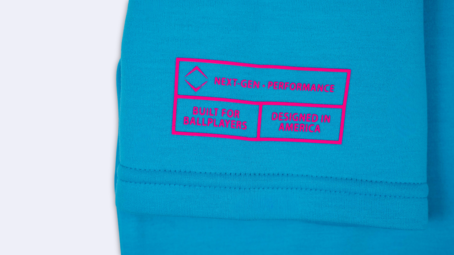 Short-Sleeve Hoodie - Youth - 643 Box Electric Blue V2