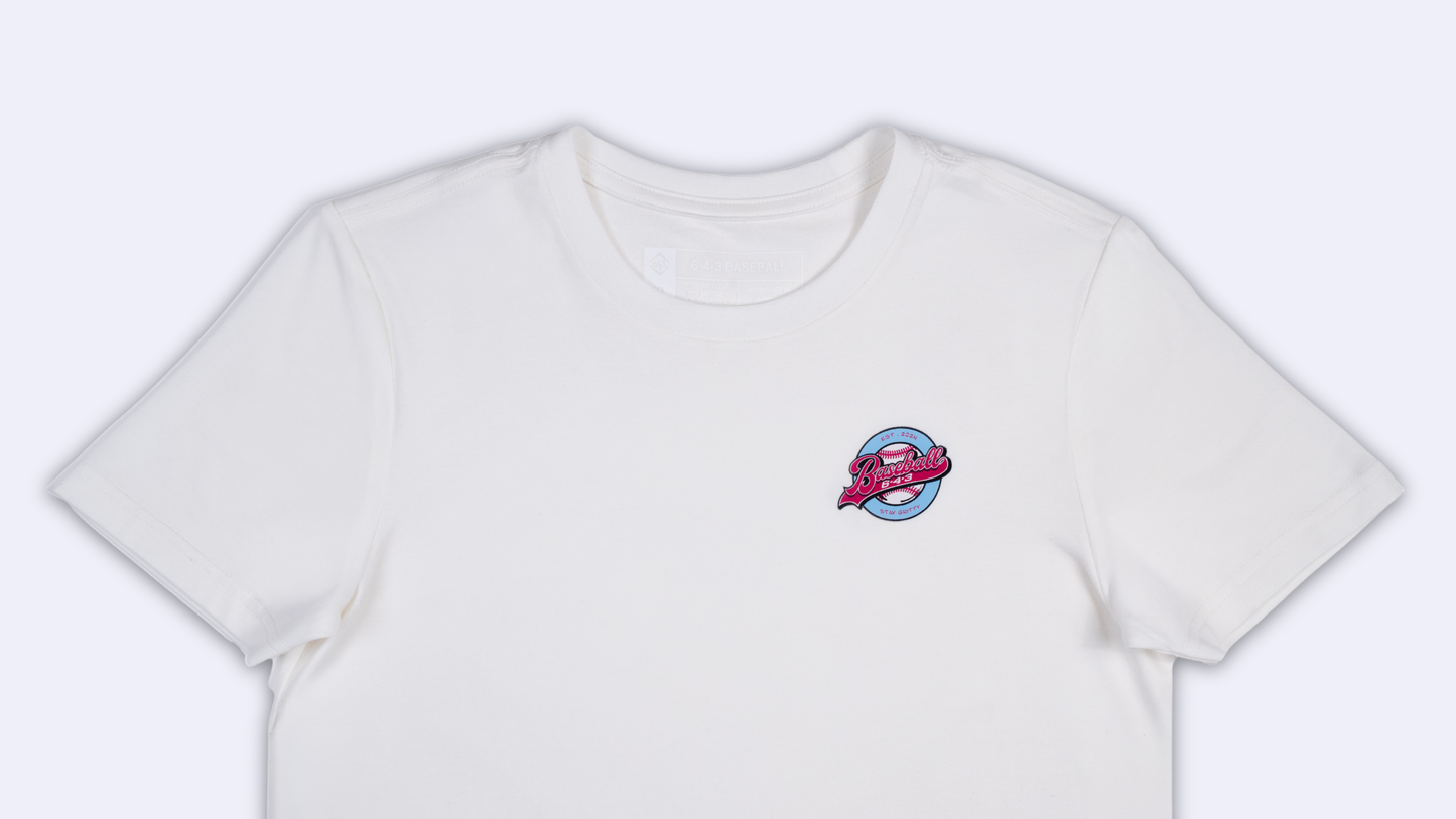 643 Circle Brand Youth Tee - White V2