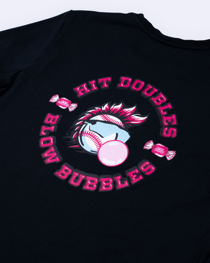 Doubles & Bubbles Youth Tee - Black V2