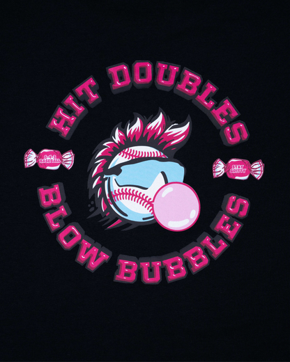 Doubles & Bubbles Youth Tee - Black V2