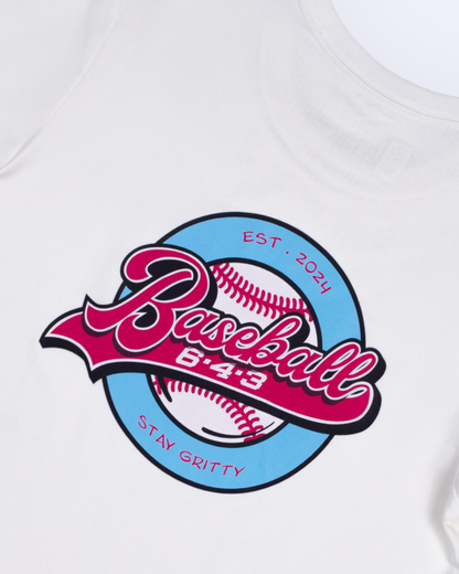 643 Circle Brand Youth Tee - White V2