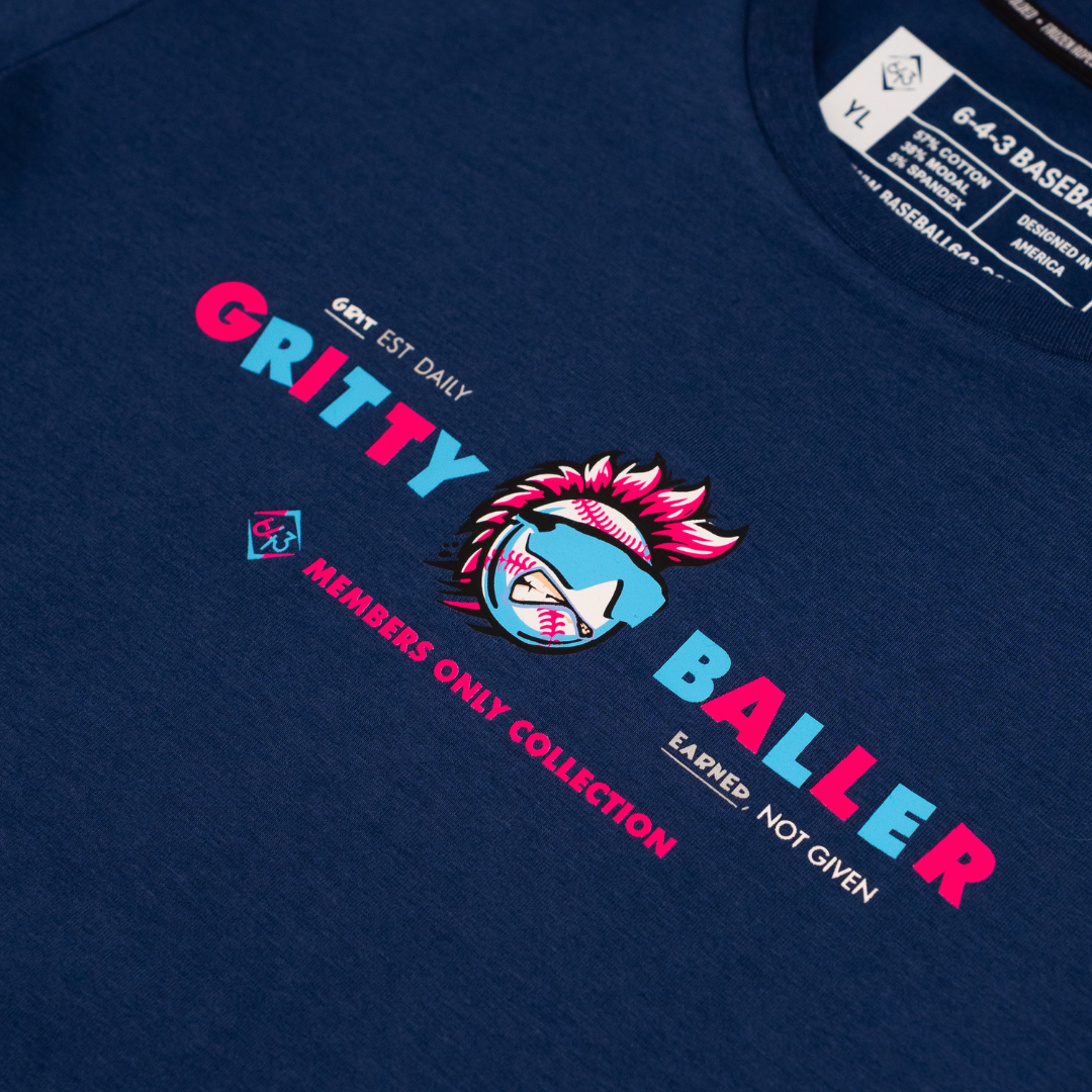 Members Only Youth Tee - Navy V2