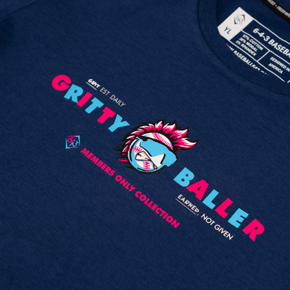 Members Only Youth Tee - Navy V2