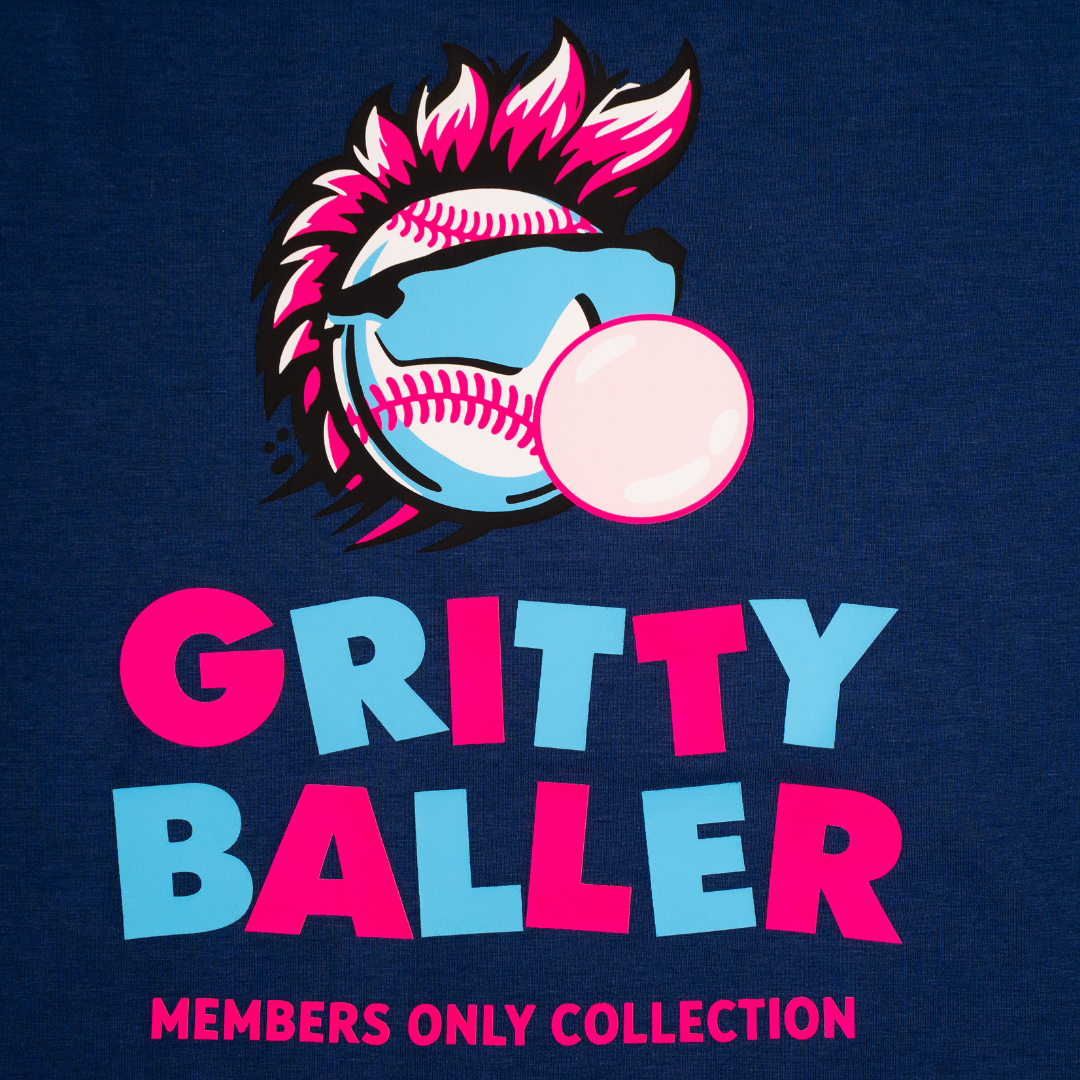 Gritty Baller Youth Tee - Navy V2