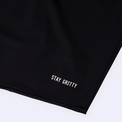 Solid Youth Shorts - Black/White V2