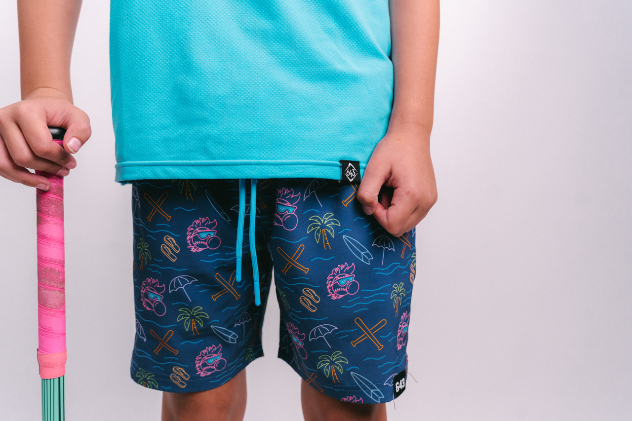 Gritty Swim Trunks - Navy V2