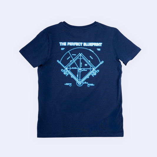 Blueprint Youth Tee - Navy V2