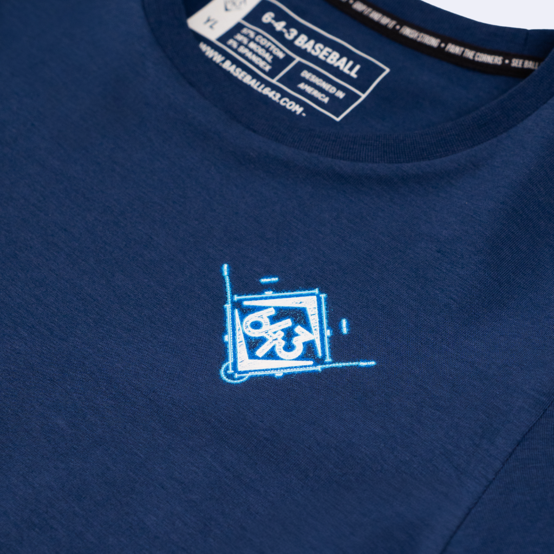 Blueprint Youth Tee - Navy V2