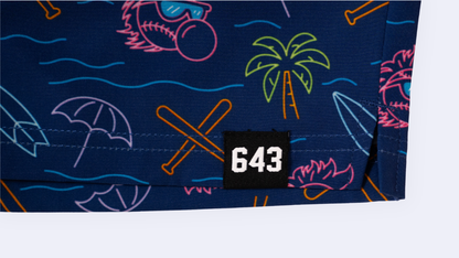 Gritty Swim Trunks - Navy V2