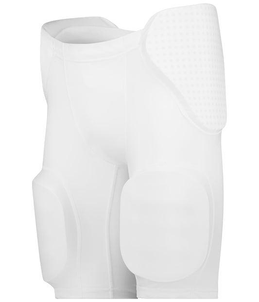 YOUTH INTEGRATED 5 PAD FOOTBALL GIRDLE - MOISTURE-WICKING COMPRESSION