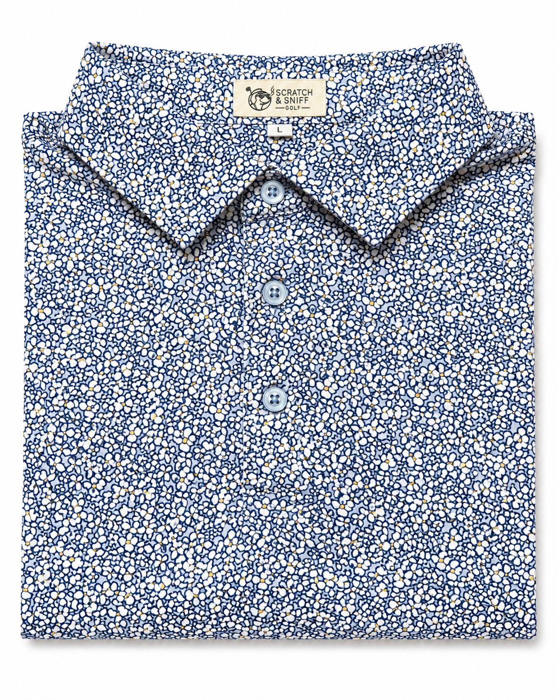 Blue Pebble Polo