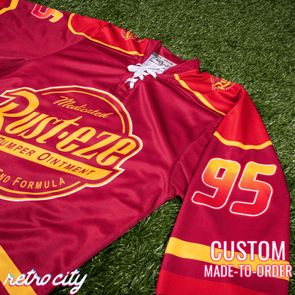 Rust-eze Radiator Springs Lace-up Hockey Jersey