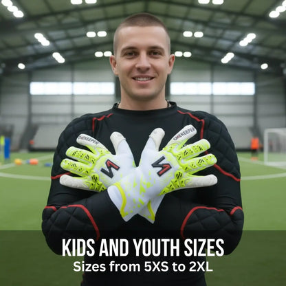 Padded Goalkeeper Compression Long Sleeve Under Shirt with 16mm Elbow & Shoulder Protection