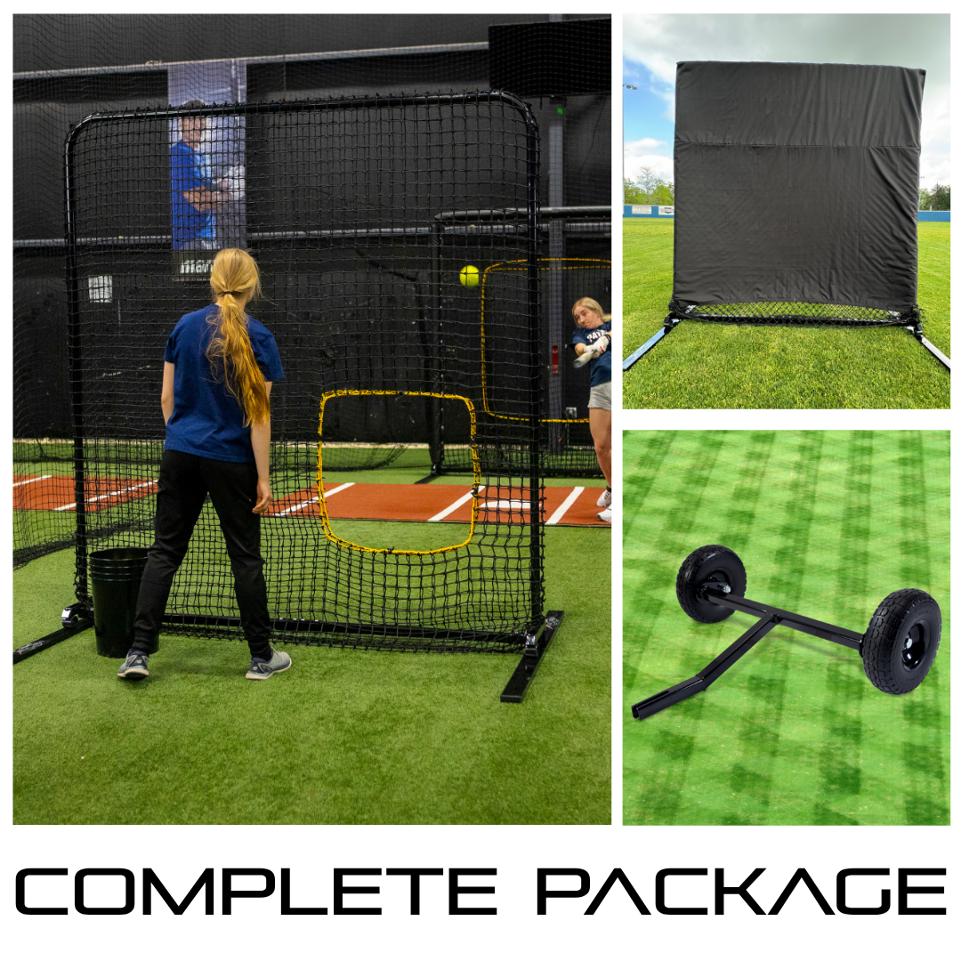 Web Flex Pro 7x7 Softball Pitching Screen | Ricochet-Free Protection | Lifetime Warranty