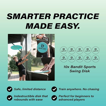 Swing Disk Baseball Swing Trainer, Baseball Hitting Trainer Disks for Improving Baseball Swing, Baseball Training Equipment to Analyze Swing and Improve Batting Mechanics