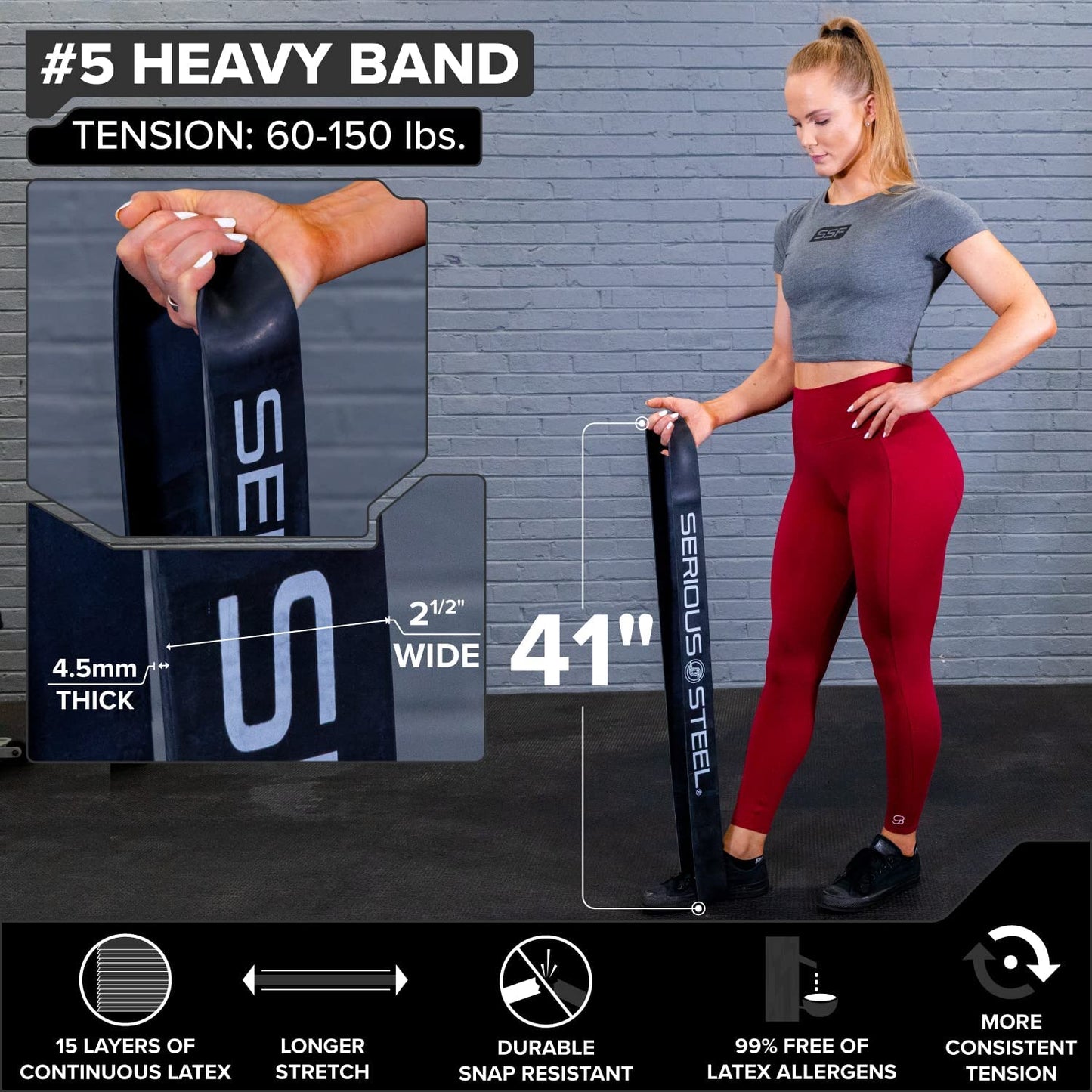 41" X-Heavy Resistance Band