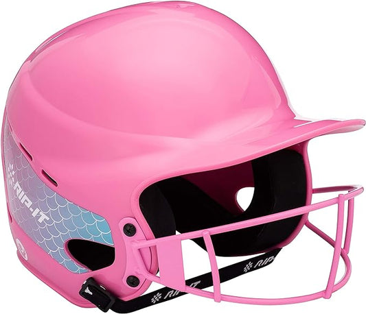 RIP-IT Play Ball Girls' Softball Batting Helmet