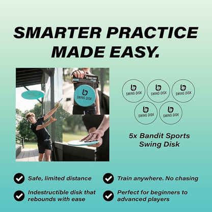 Swing Disk Baseball Swing Trainer, Baseball Hitting Trainer Disks for Improving Baseball Swing, Baseball Training Equipment to Analyze Swing and Improve Batting Mechanics