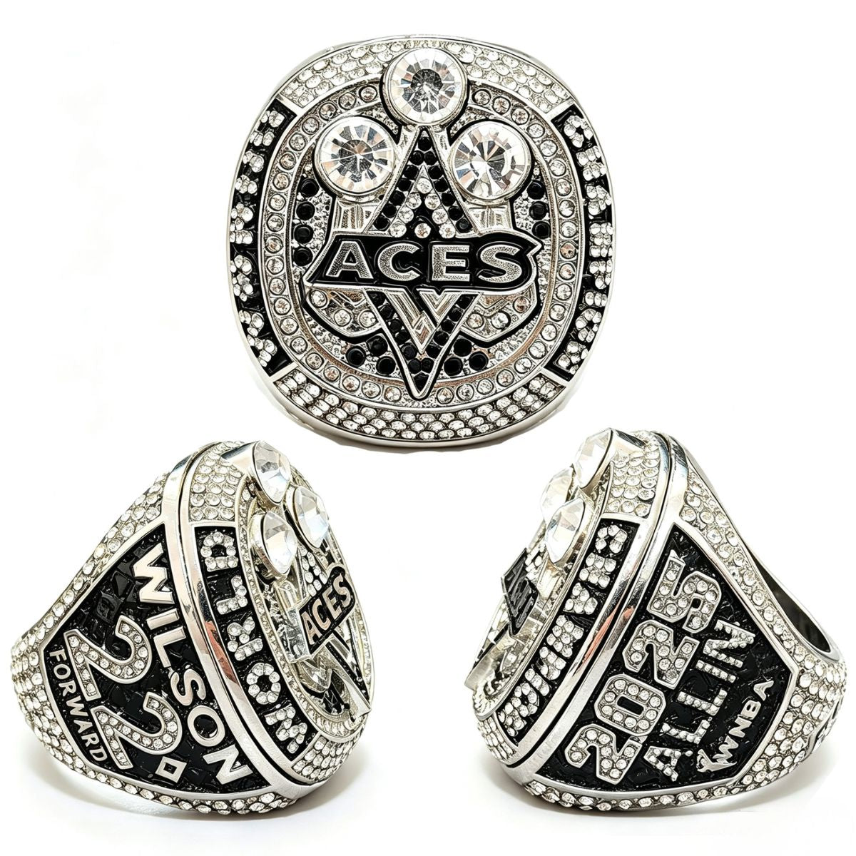 2025 Las Vegas Basketball Championship Ring Replica – Fan Collectible Ring for Woman