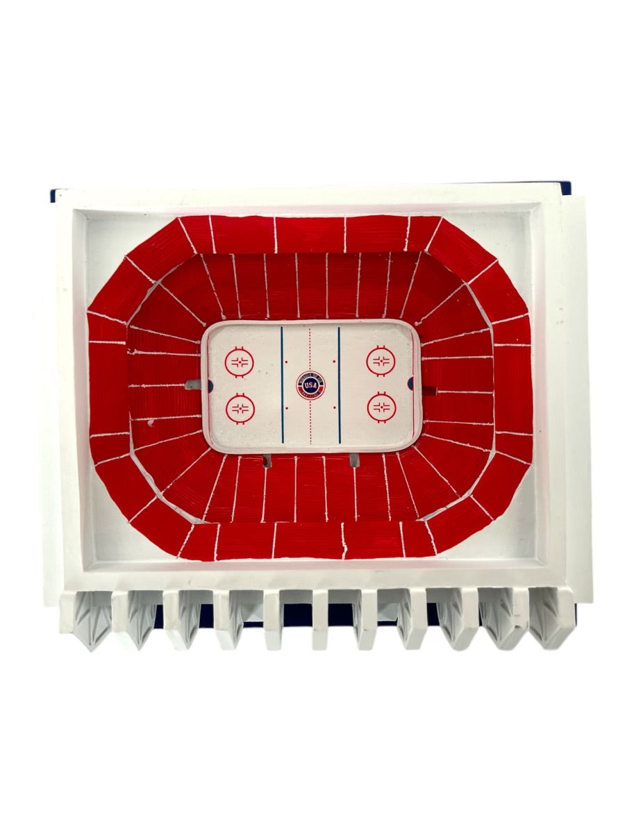 Jack O’callahan Signed 1980 Herb Brooks Arena Lake Placid - Miracle on Ice Scale Replica ceramic