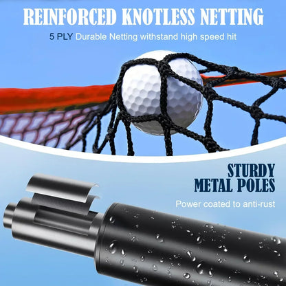 SwingRex Heavy Duty Golf Net for Real Golf Balls – Backyard Practice Net