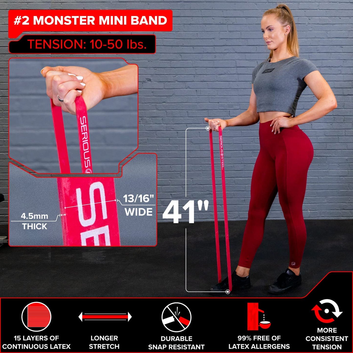 41" X-Heavy Resistance Band