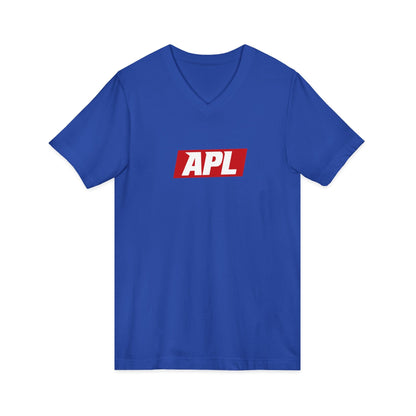 Unisex Jersey Short Sleeve V-Neck Tee