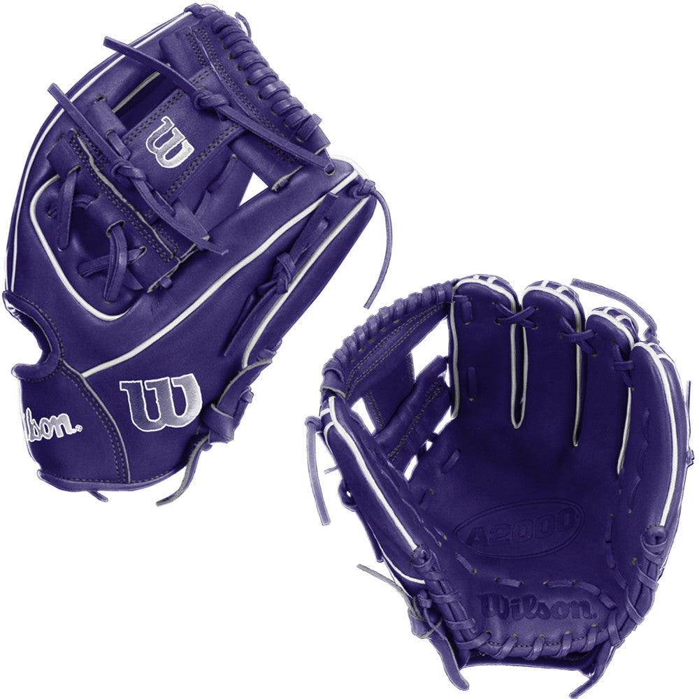 Wilson A2000 1786 Secret Menu 11.5" Baseball Glove Purple/White WBW104299115