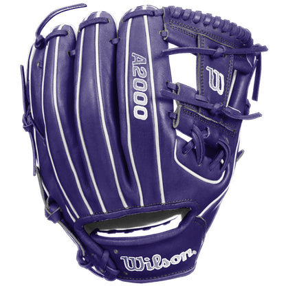 Wilson A2000 1786 Secret Menu 11.5" Baseball Glove Purple/White WBW104299115