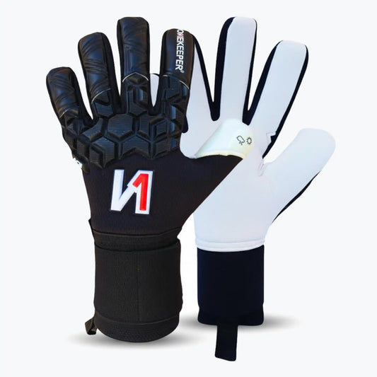 ACE Black & White Goalkeeper Gloves