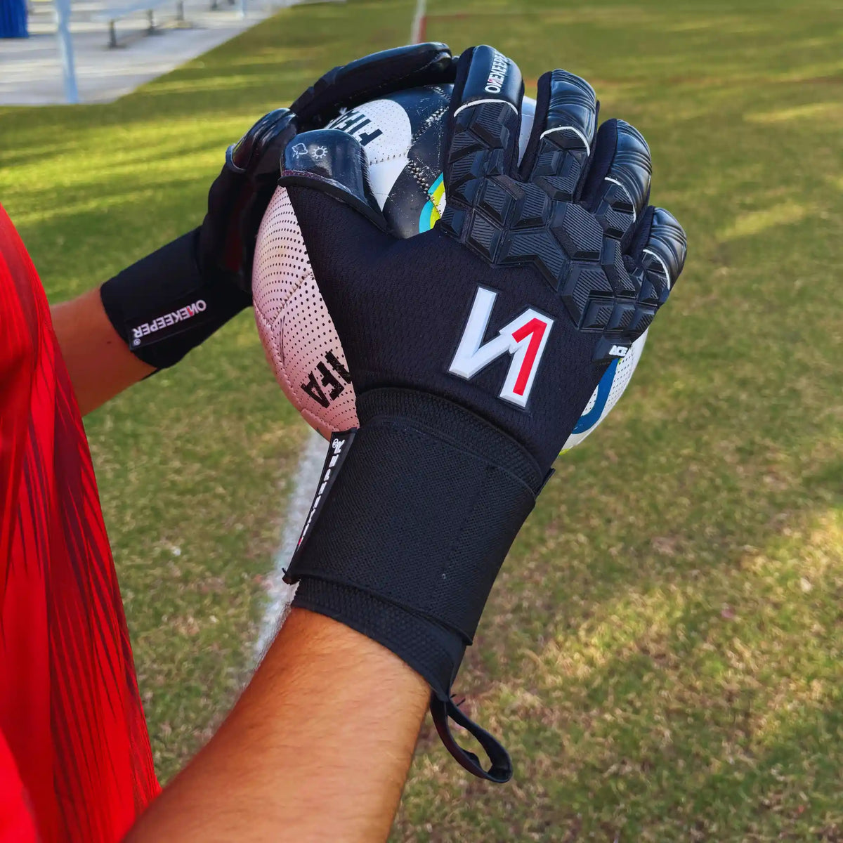 ACE All Black Goalkeeper Gloves