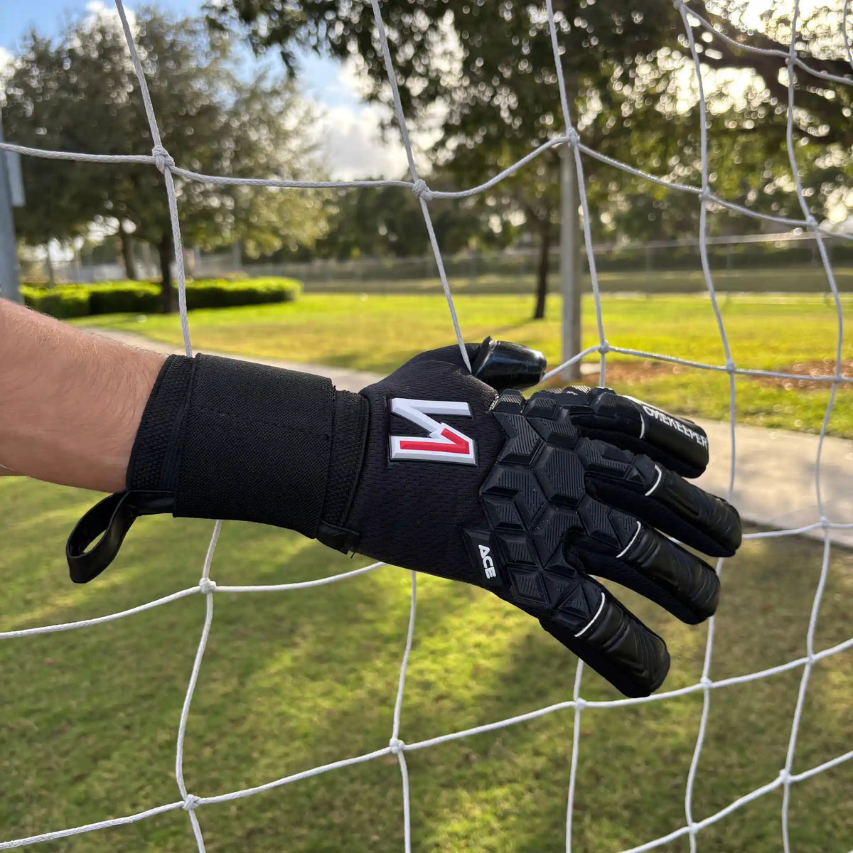 ACE All Black Goalkeeper Gloves