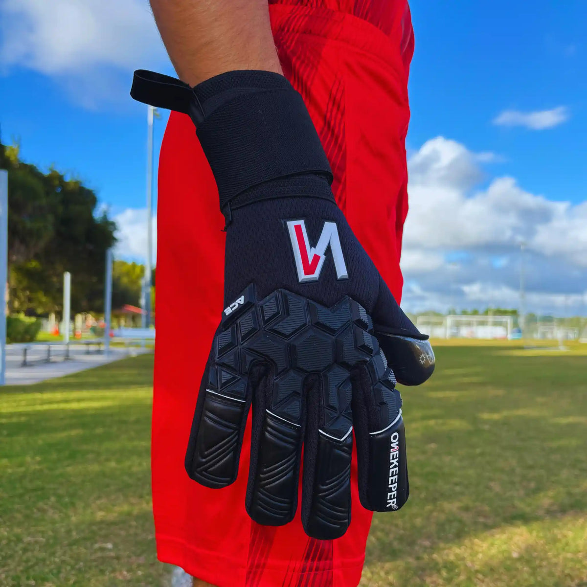 ACE All Black Goalkeeper Gloves