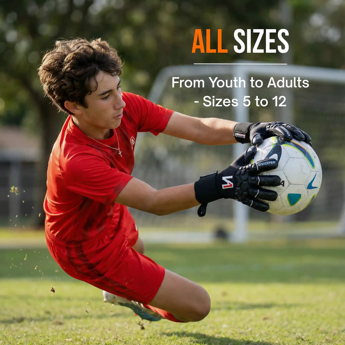 ACE All Black Goalkeeper Gloves
