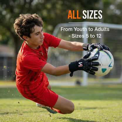 ACE All Black Goalkeeper Gloves