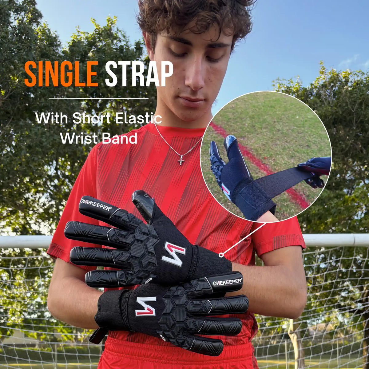ACE All Black Goalkeeper Gloves
