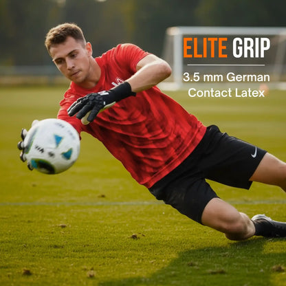 ACE Black & White Goalkeeper Gloves