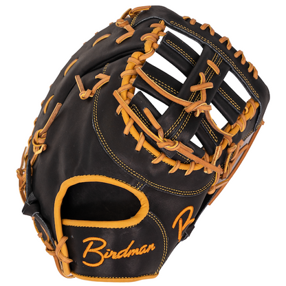 Birdman 13" Black/Tan First Base Wingman Series Glove