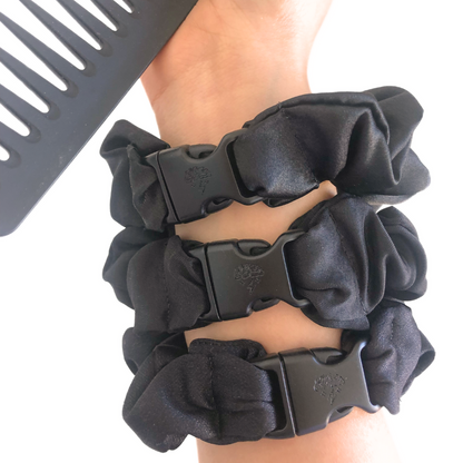 Buckle Scrunchie - Neutral Colors - No Snagging, No Tangles