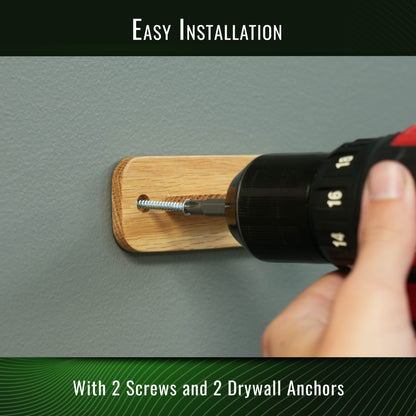 DriVR Wall Mount System -  Storage System for Standard and Putter Gripped DriVR VR Golf Club Handles