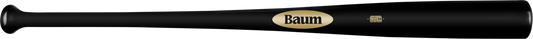 Baum Bat Standard Gold Stock Black Maple Wood Baseball Bat -3 BBMSGSTKPRO3-BK