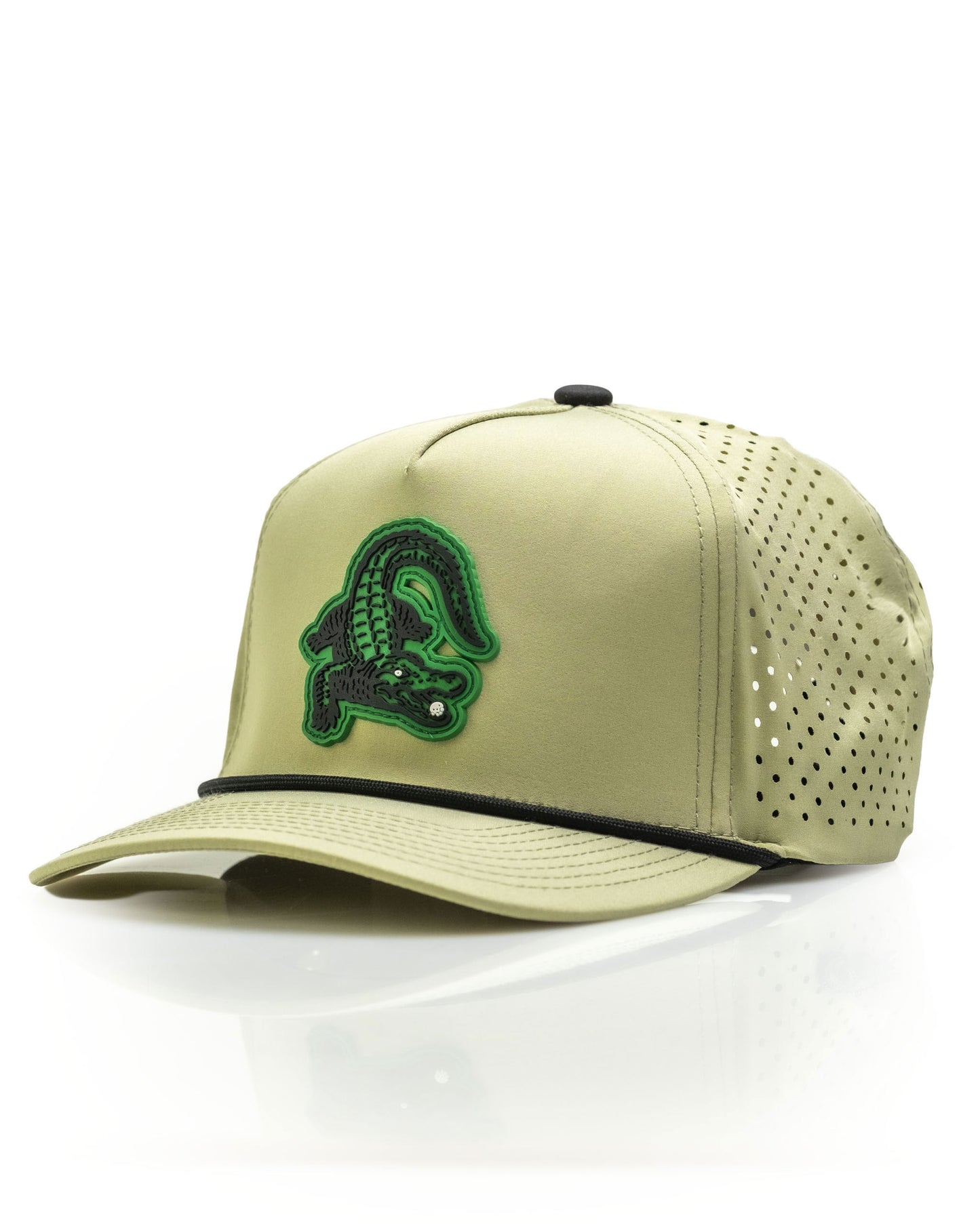 Gator Olive - Perforated Rope Hat