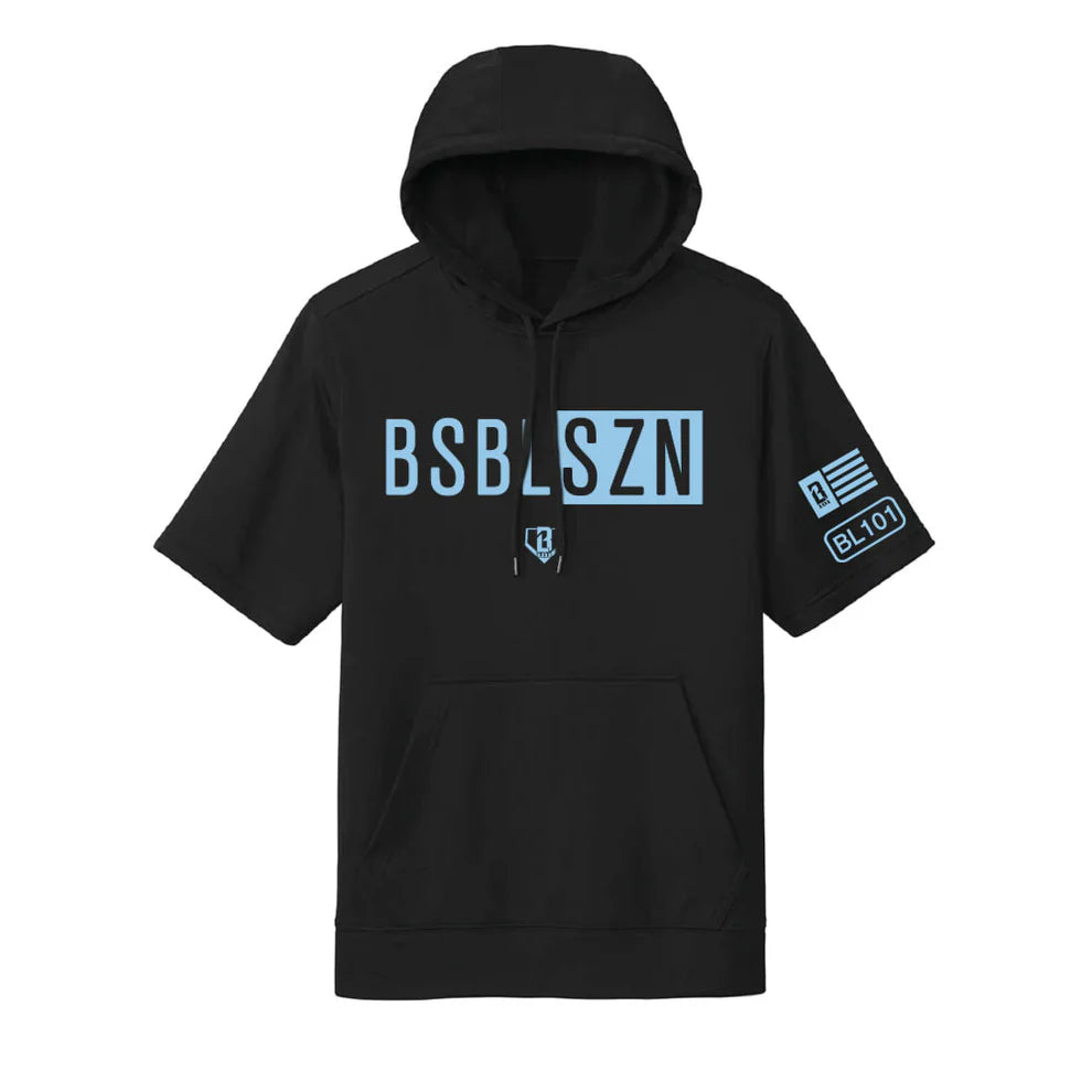 Baseball Lifestyle 101 BSBL SZN Short Sleeve Hoodie V2 Prime Sports