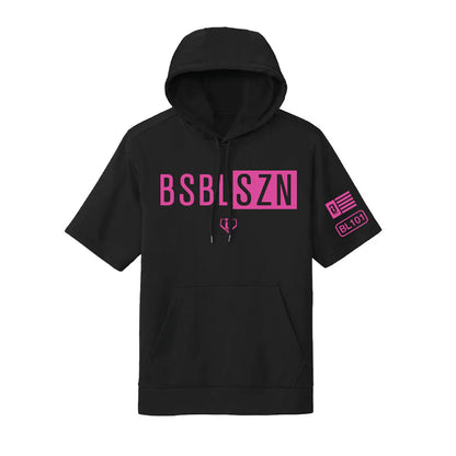 Baseball Lifestyle 101 BSBL-SZN Short Sleeve Hoodie V2