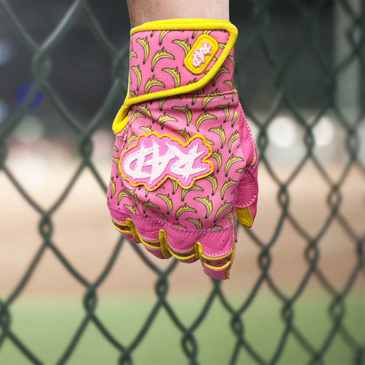 RAD Batting Gloves - Drippy Nanas (Short Cuff)