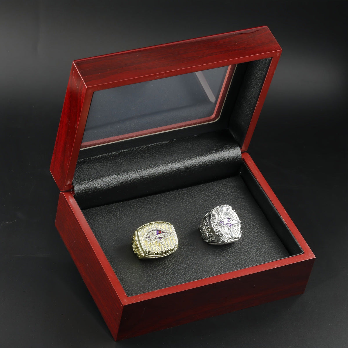 Baltimore Football Championship Ring Set – 2000 & 2012 Collectible