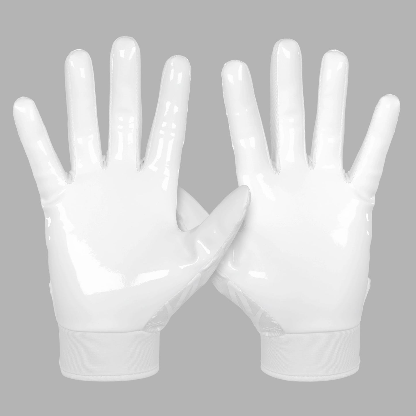 White Sticky Football Receiver Gloves