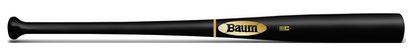 Baum Bat Maple Gold Flared Handle Stock Black Baseball Bat (-3): BBMFGSTOCKPRO-BK