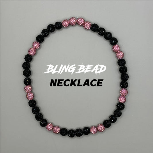 RAD - Bling Bead Necklace (Black/Pinks)